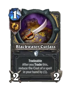 Blackwater Cutlass
Tradeable Keyword Hearthstone
(Image via Blizzard)