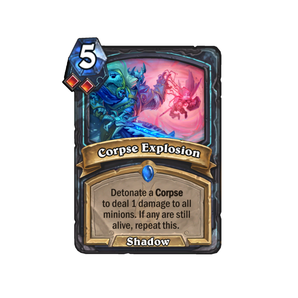 Corpse Explosion in Hearthstone