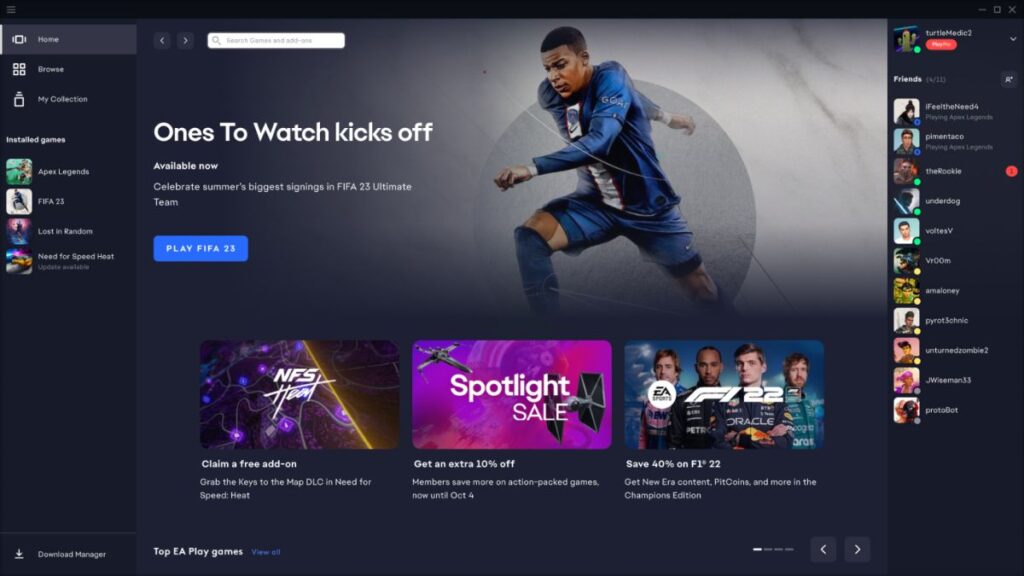Goodbye Origin, Hello EA app. EA launches new next-gen app for PC users