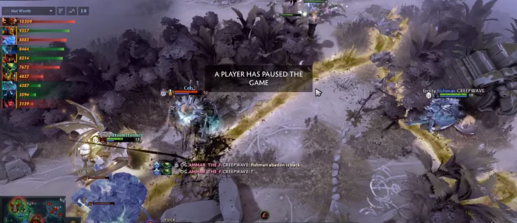 Friendly banter between Ammar and Fishman at Arlington Major (Screengrabbed via YouTube)