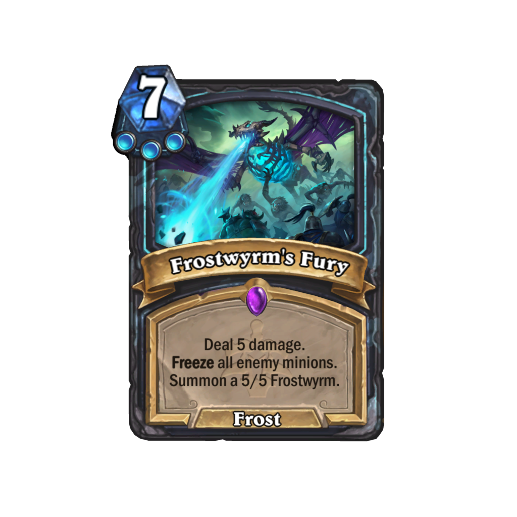 Frostwyrm's Fury in the new Hearthstone expansion.