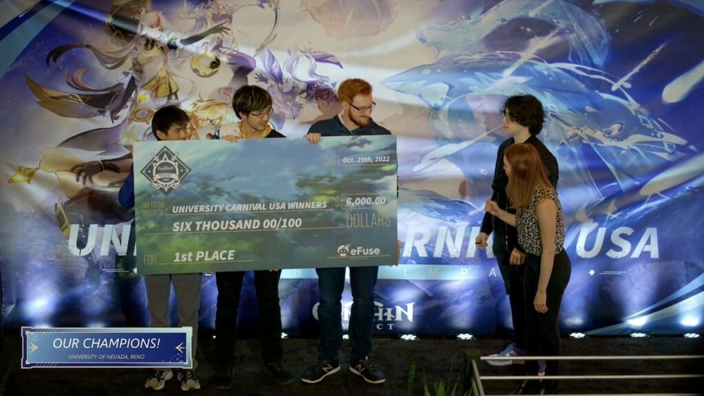 Genshin Impact University Carnival Recap: University of Nevada, Reno wins first Genshin Impact tournament in the United States