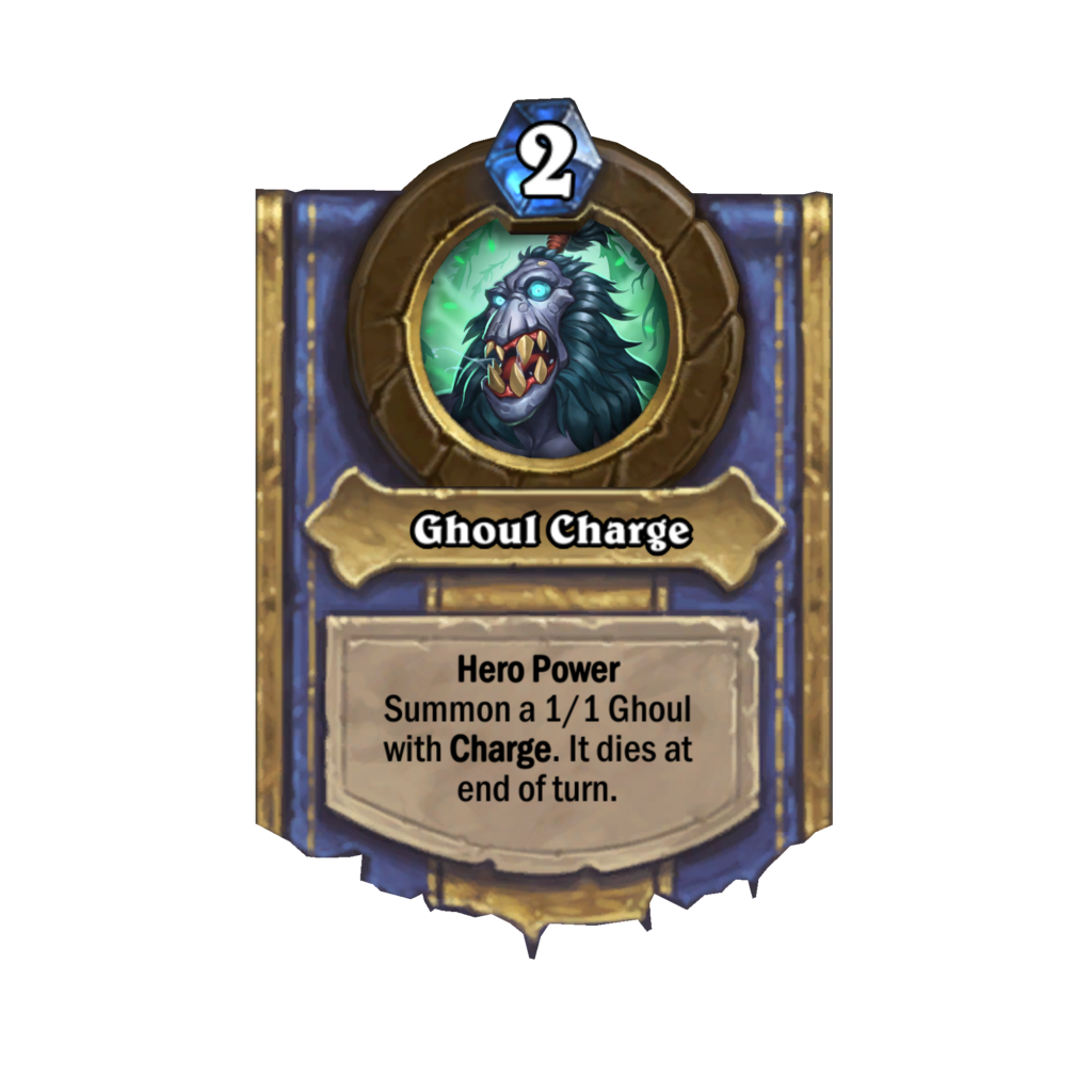 Ghoul Charge hero power in Hearthstone