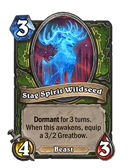 Stag Spirit Wildseed nerf - Hearthstone patch notes