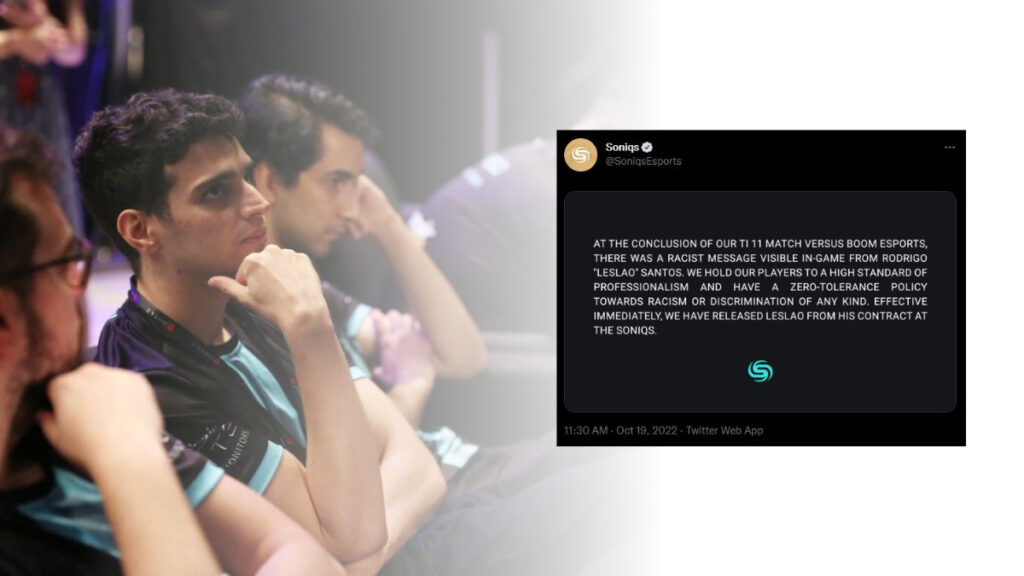 Soniqs removed LESLAO for racist in-game effigy