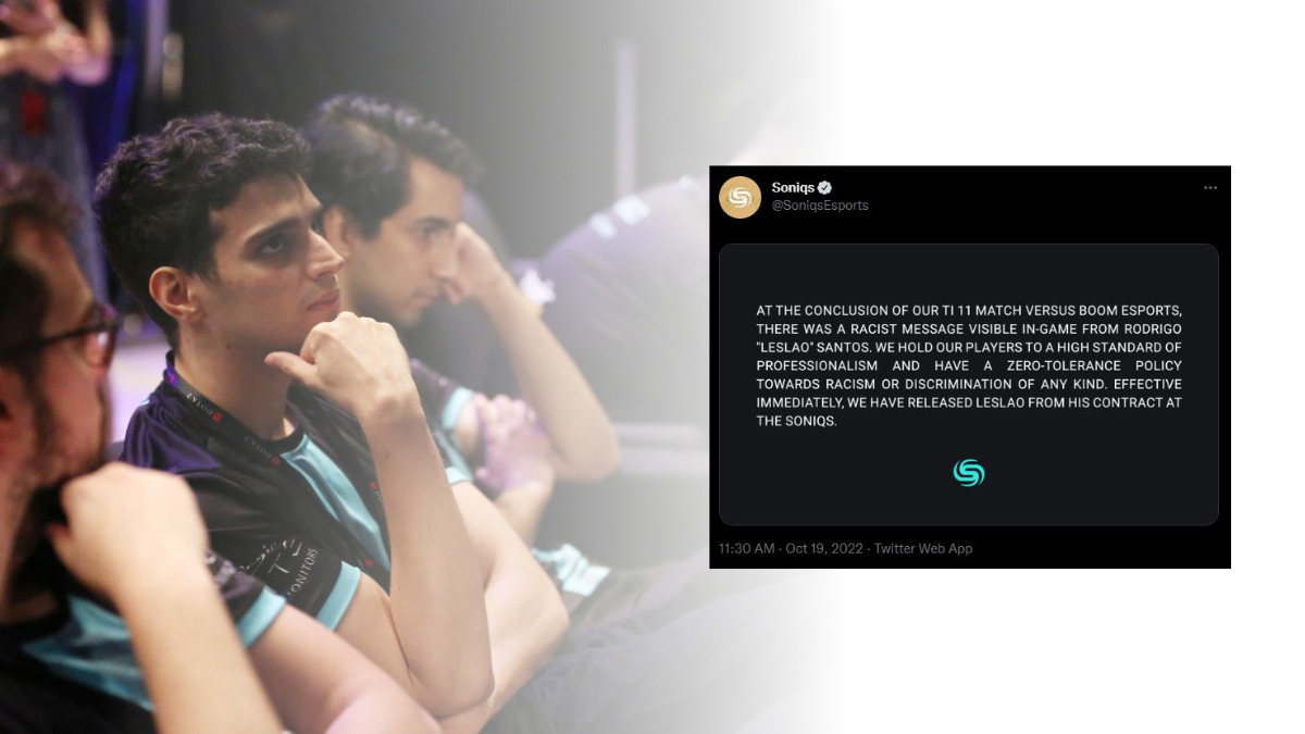 Soniqs removed LESLAO for racist in-game effigy