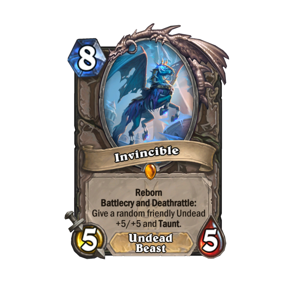 Arthas' horse, Invincible is in March of the Lich King