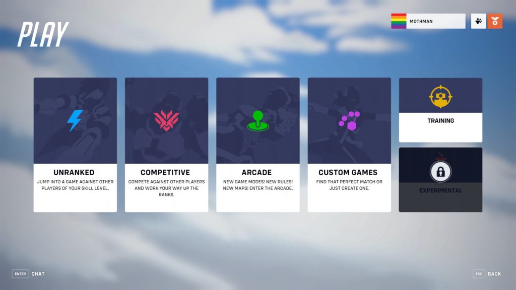 A look at the different matchmaking modes in Overwatch 2.