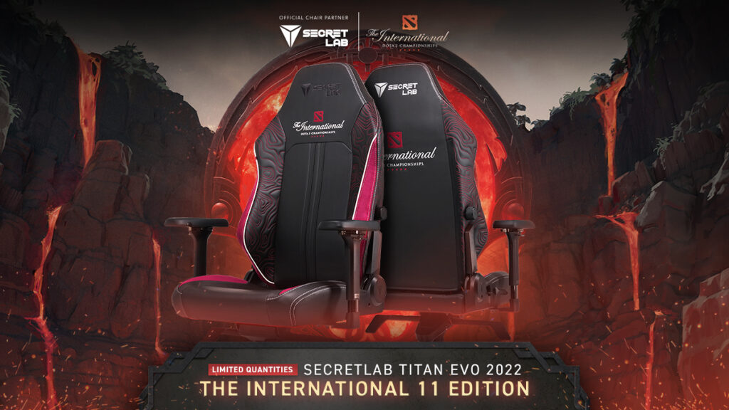 Secretlab launches The International 2022 gaming chair and adorable lumbar pillows