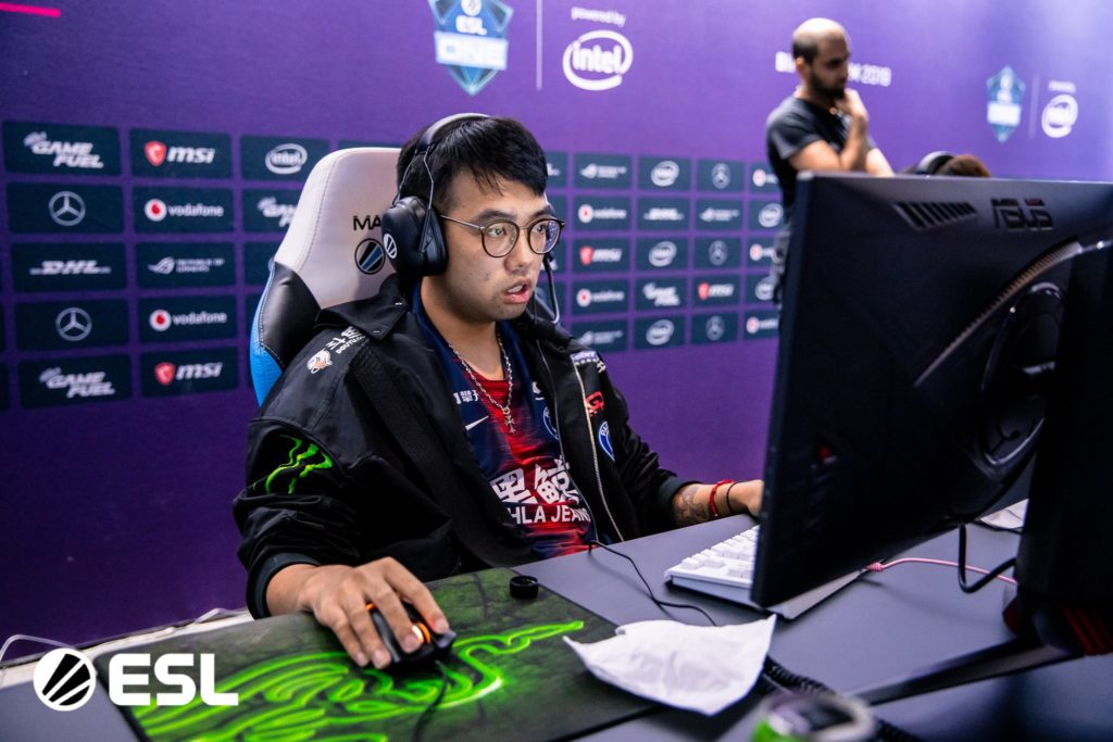 Somnus at ESL One Birmingham playing for PSG.LGD in 2019. Somnus recently hinted at his retirement from pro Dota 2.