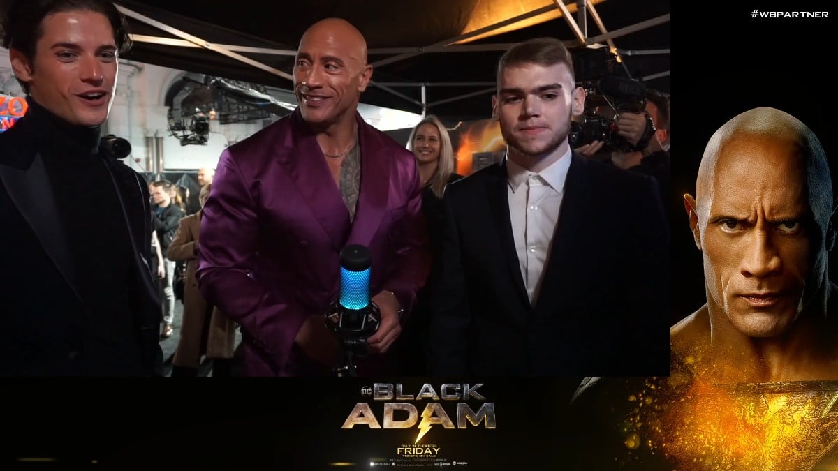 The Rock visits ex-Fortnite pro’s stream for Black Adam premiere