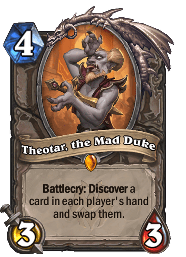 Hearthstone nerfs Theotar - Image via Blizzard