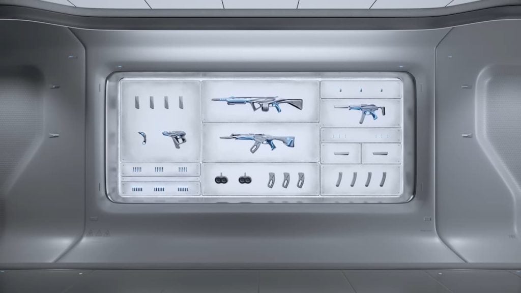 The full 2022 Ion skin set in Valorant.