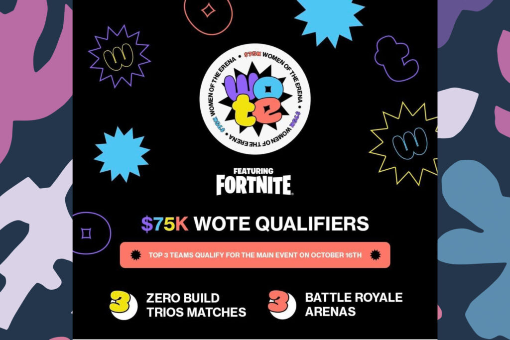 The world’s top female Fortnite players compete in the ‘Women of the eRena’ $75,000 tournament