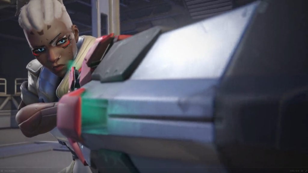 A free Overwatch 2 highlight intro for Sojourn is now available