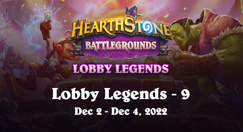 Battlegrounds Lobby Legends #9 Qualifiers recap. Who made it to the $100K final event