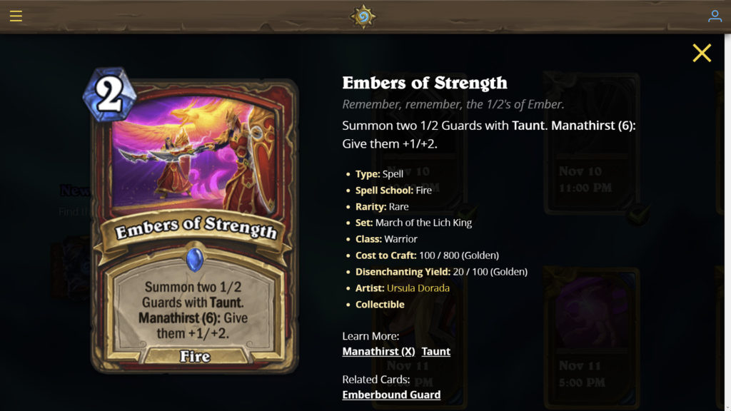 Embers of Strength Easter Egg 
(Image via Blizzard)