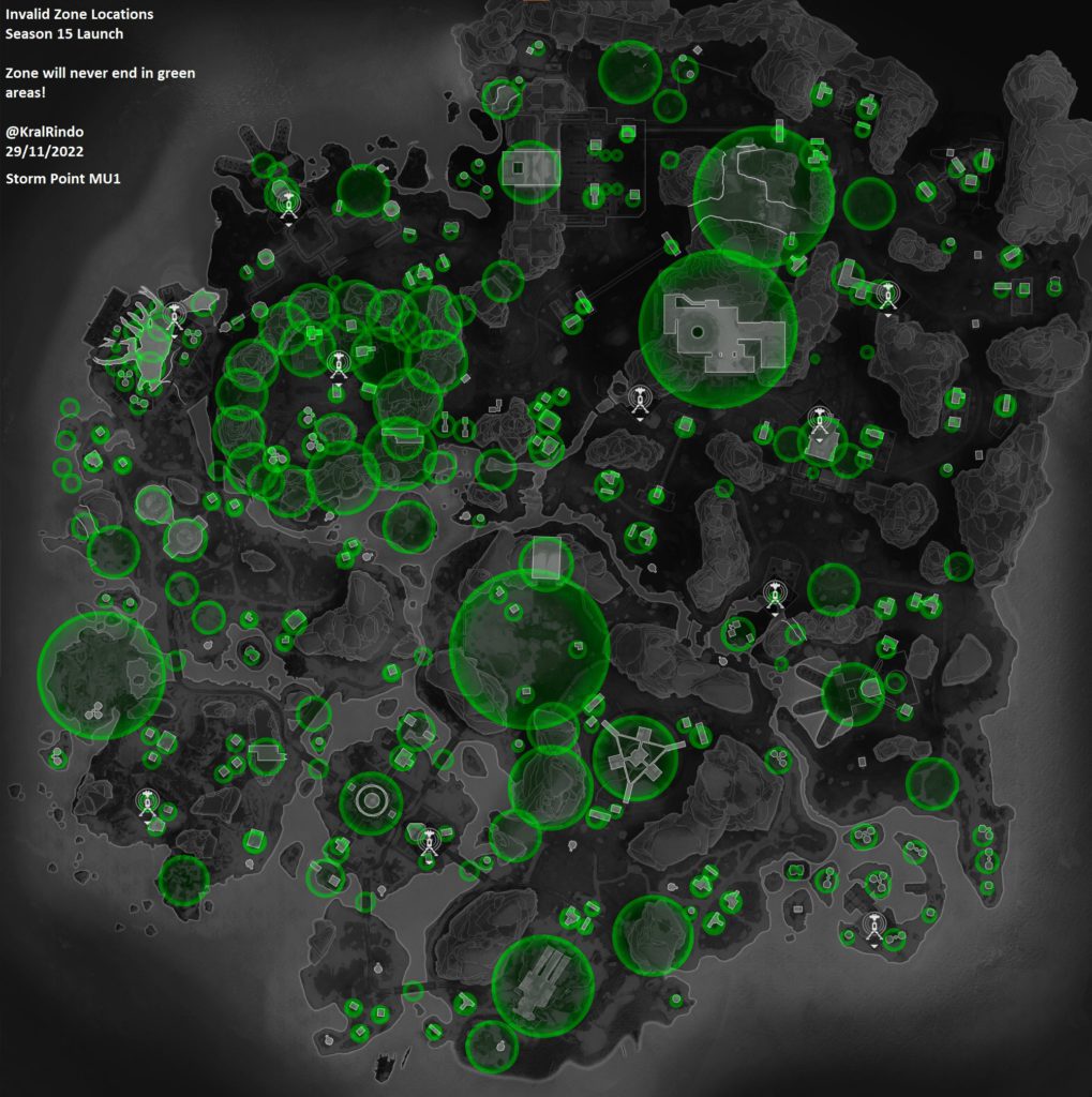 Storm Point Apex Legends Zones