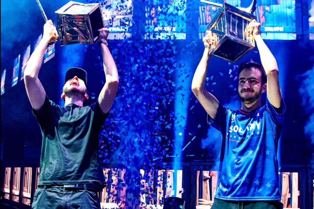 Fortnite World Cup Celebrity Pro-Am winners Airwaks and RL GRIME
