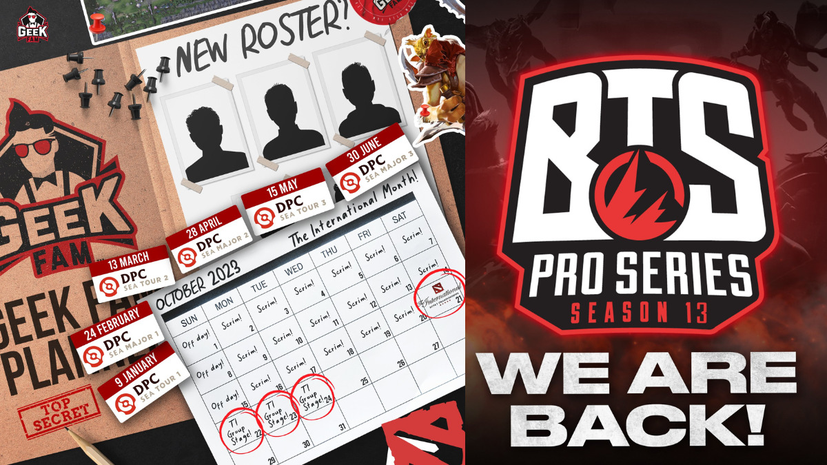 Geek Fam returns to Dota. Roster yet to be announced ahead of BTS game