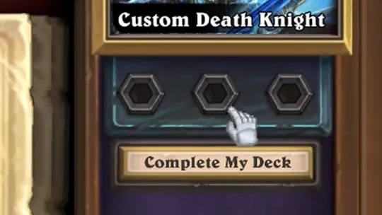Death Knight Rune selection - Image via Hearthstone