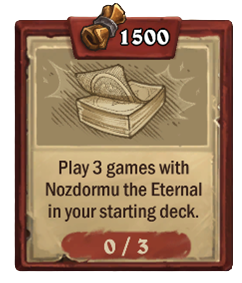 Special Hearthstone Nozdormu Quest - Image via Blizzard