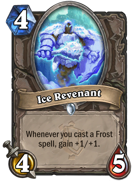 Ice Revenant Hearthstone leaks nerfs
