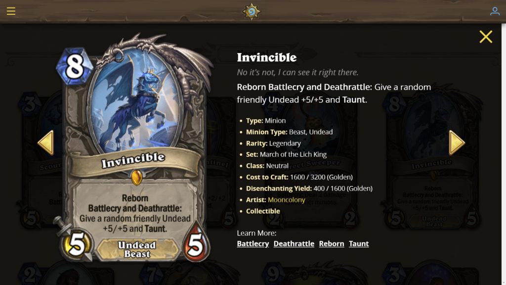 Invincible Easter Egg March of the lich king
(Image via Blizzard)