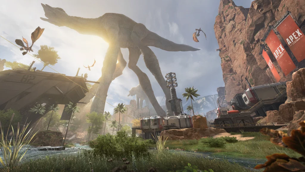 Leviathan roaming King's Canyon