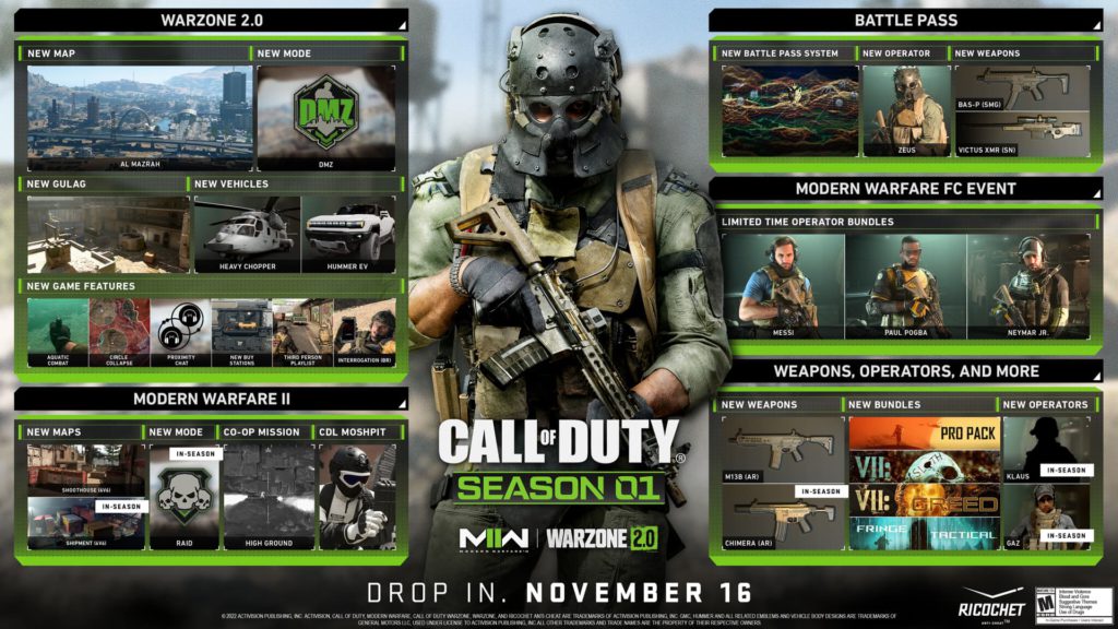 The MW2 Season 1 roadmap shows that Shipment is coming as part of the midseason update.