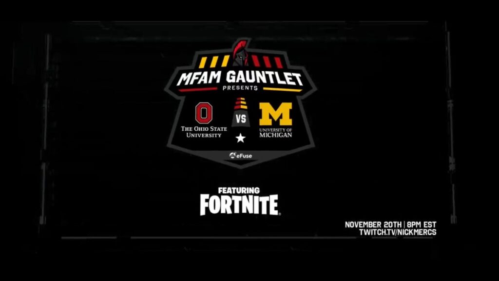Ohio State &amp; Michigan rivalry heats up with $50K MFAM Fortnite tournament