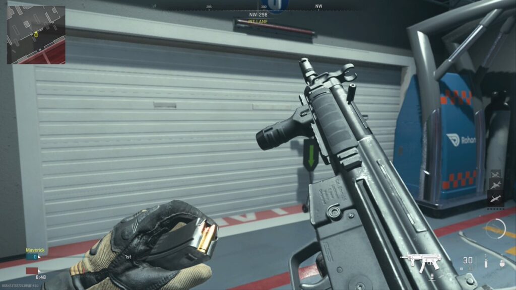 The Lachmann Sub (MP5) loadout for MW2