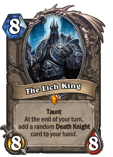 Lich King - Frozen Throne set - Hearthstone Knights Hallow's End
