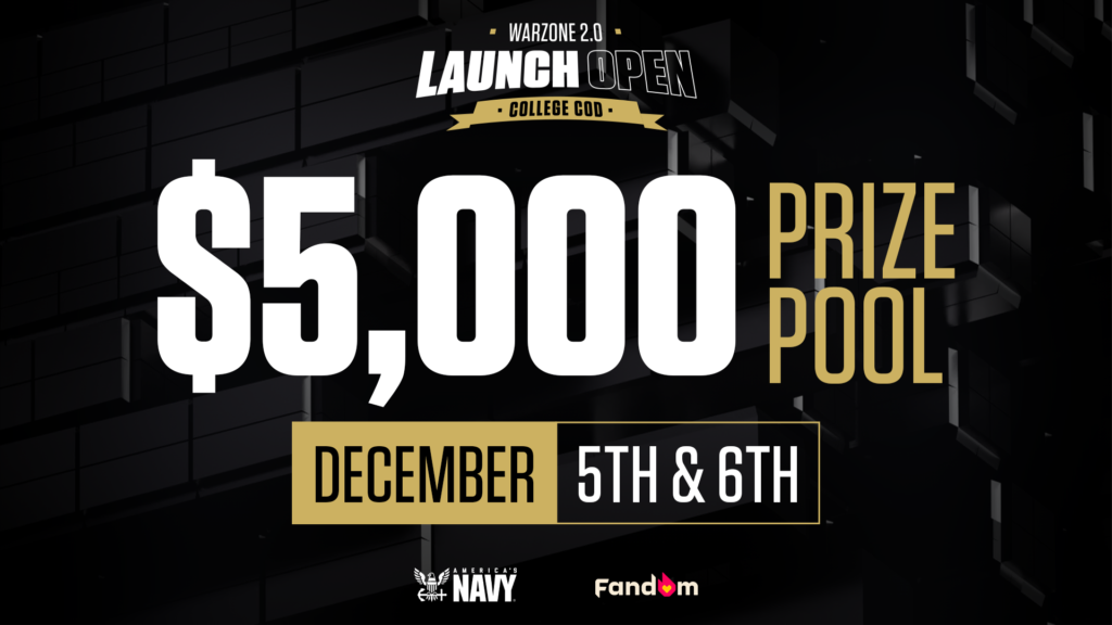College CoD Warzone 2 Launch Open: Format, streaming, prize, how to take part