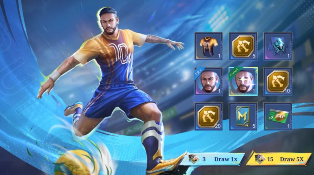 Root for Neymar Jr. rewards
