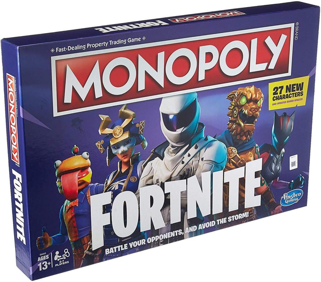 Fortnite gifts - Why not get them a battle royale themed Monopoly?