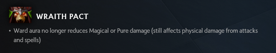 The Wraith Pact changes of 7.32d