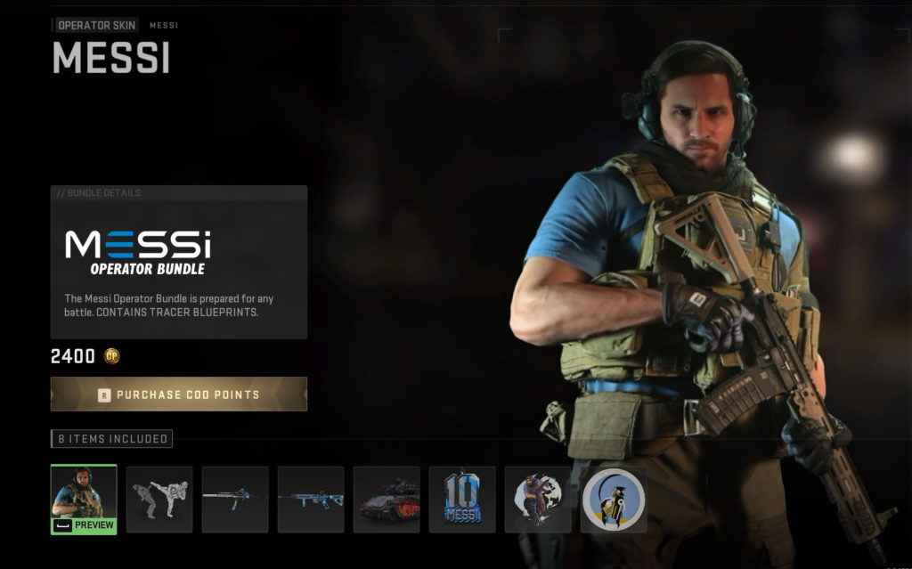 The Messi Bundle, and the items included in it 