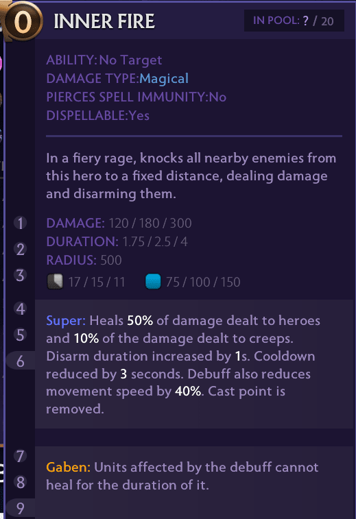 Inner Fire  in Ability Arena 2.0 