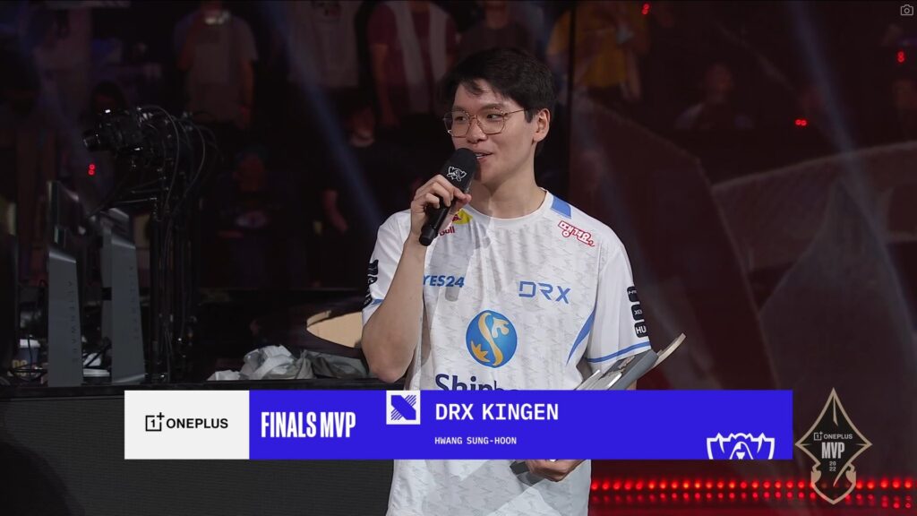 DRX Kingen named 2022 League of Legends Worlds finals MVP