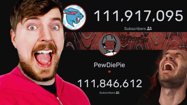 MrBeast overtakes YouTube King PewDiePie