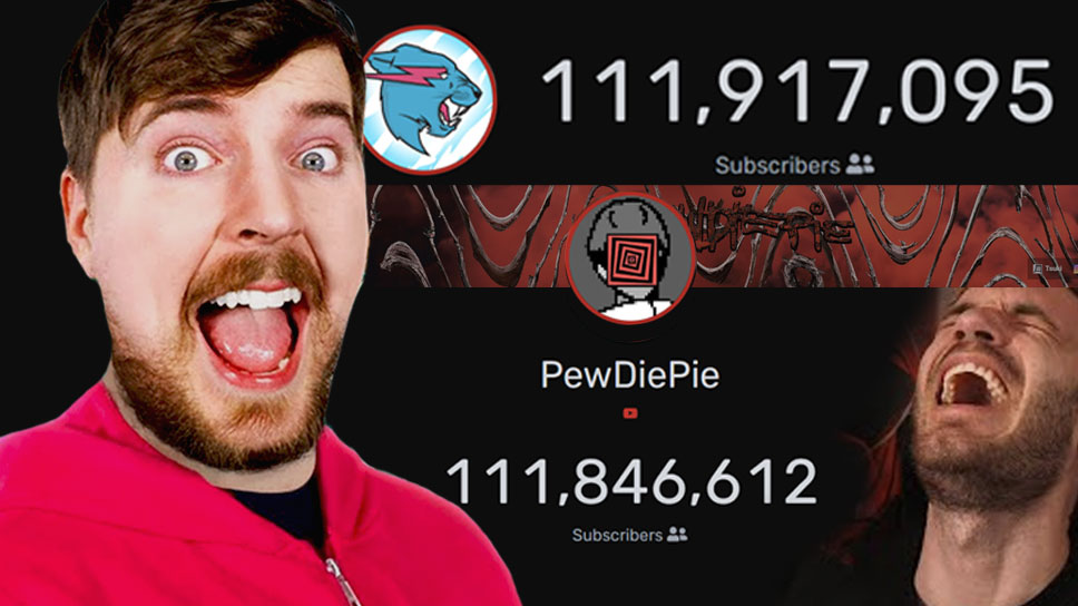 MrBeast overtakes YouTube King PewDiePie