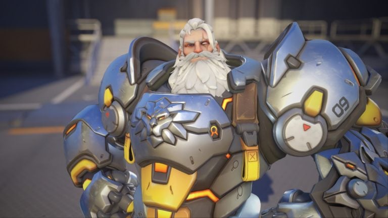 Reinhardt in Overwatch 2. 
