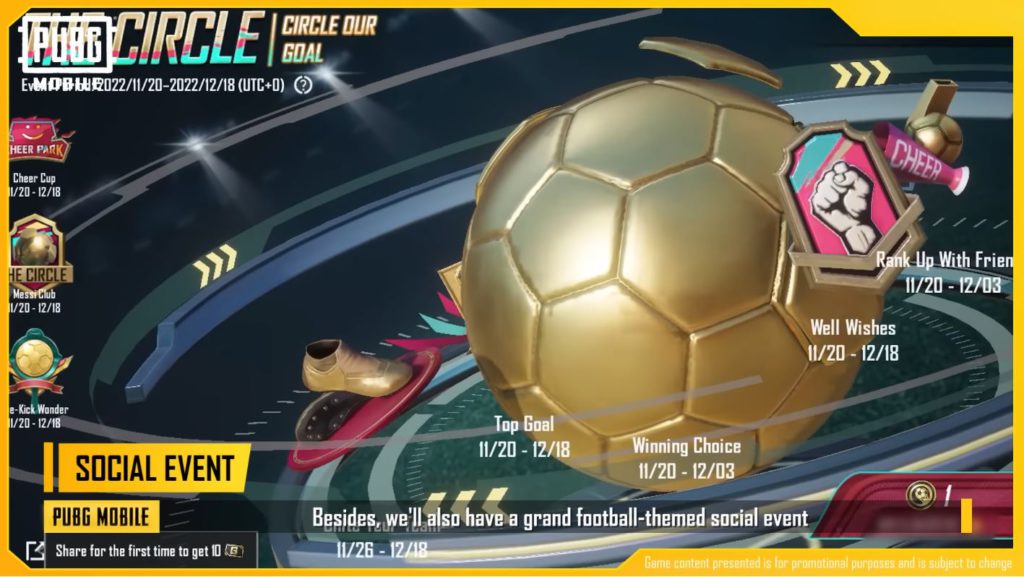 Social events are coming to the game