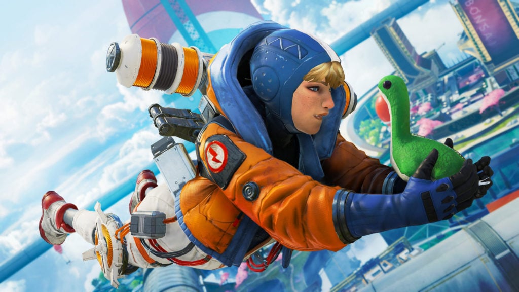 Wattson mid air with Nessie