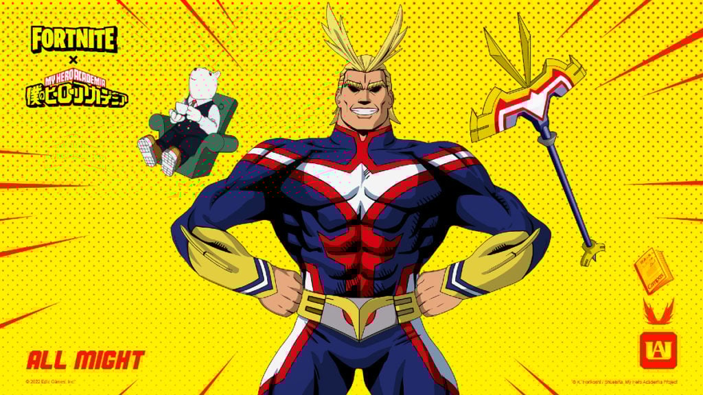 All Might cosmetic items