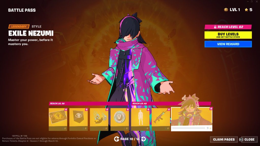 Fornite Chapter 4 Battle Pass page 10