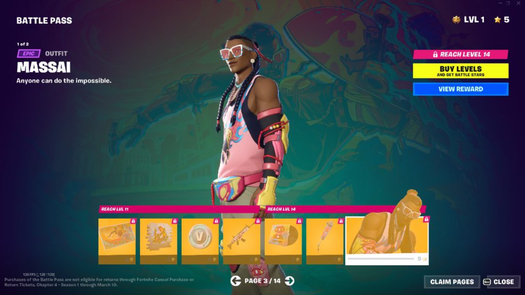 Fortnite Chapter 4 Battle Pass Page 3