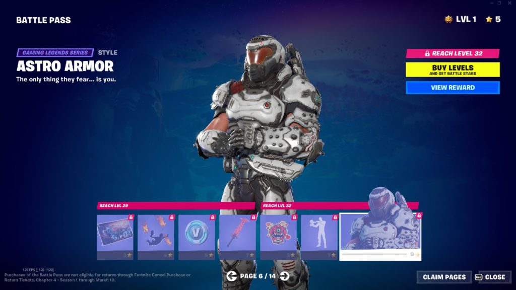 Fornite Chapter 4 Battle Pass page 6