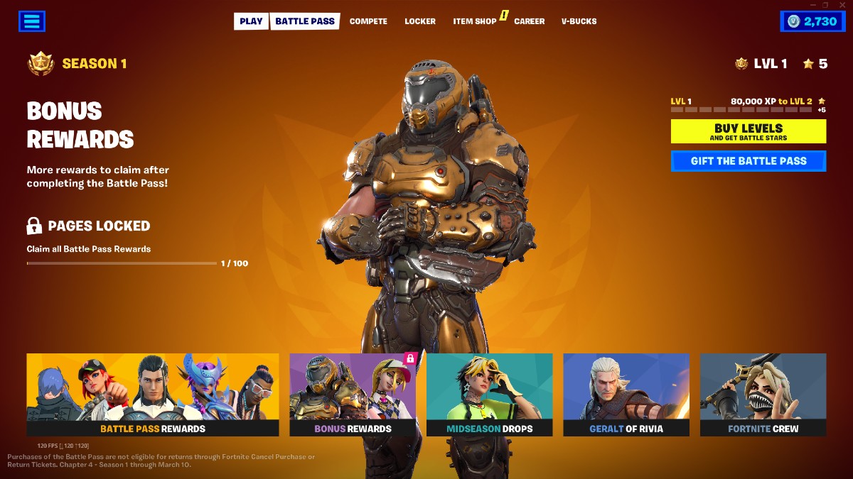 Fortnite Chapter 4 Battle Pass: how to unlock everything